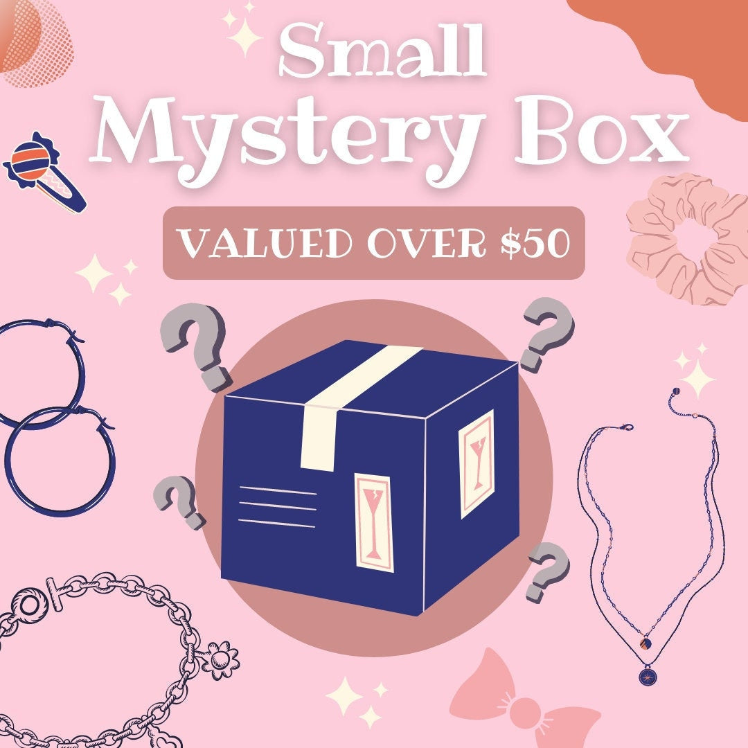 SMALL Jewelry Mystery Box | Earrings Mystery Box | Jewelry Bundle | Grab Bags | Earrings, Bracelets | Birthday Box | Gift for Her