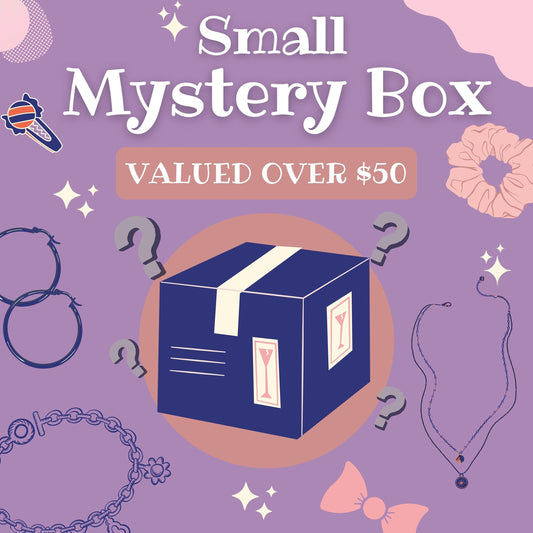 SMALL Hair Accessories Mystery Box | Birthday Mystery Box | Jewelry Bundle | Grab Bags | Hair Clips, Headbands, Hair Scarf | Gift for Her
